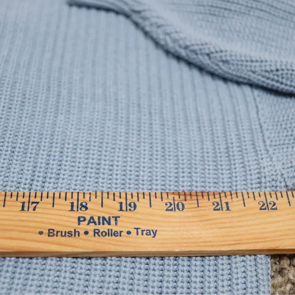 Brandy Melville Light Blue Ribbed‎ Knit Cropped Sweater - Image 11