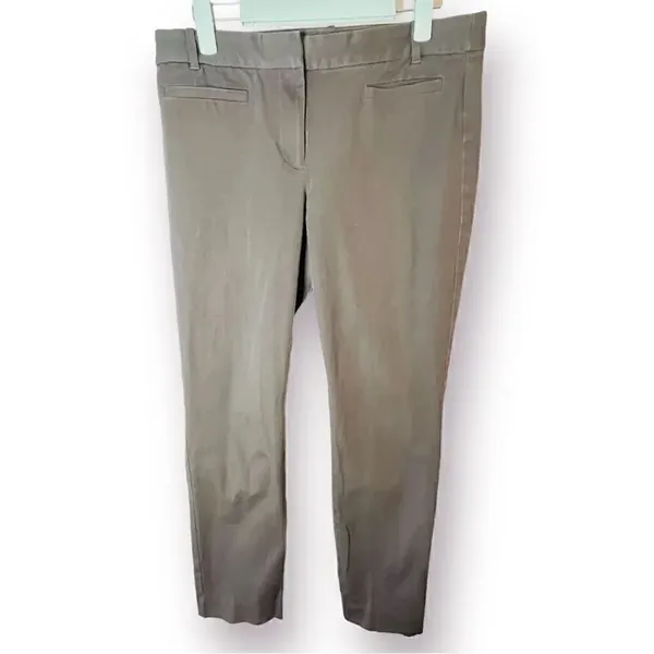 J.Crew Mercantile Skinny Ankle Pants Taupe Grey 10R - Image 2