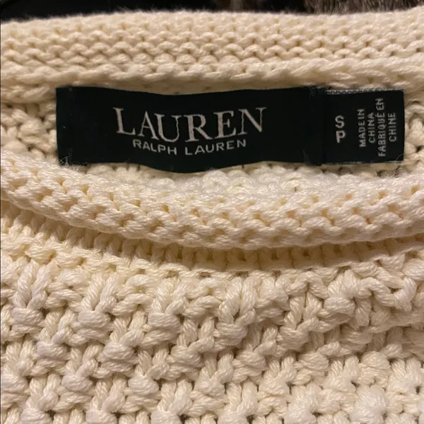 Lauren Ralph Lauren 100% cotton knit sweater - Image 5