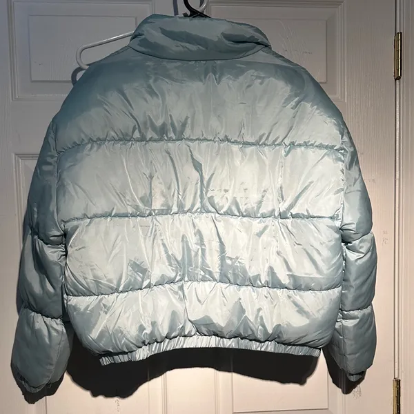 BP Light Blue Women's Puffer Coat - Image 5