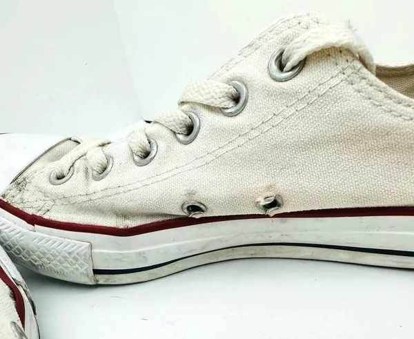Converse Chuck Taylor All Star Blue Red Low Top Lace Up Shoes Size 8 - Image 5