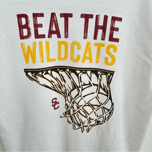 Nike USC Trojans Off the Shoulder Tee - Image 2