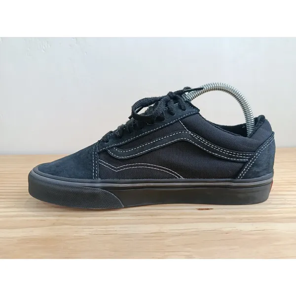 Vans Old Skool Cordura Mix Black - Men's Size 7 US (Women's 8.5) - Pre-owned - Image 5