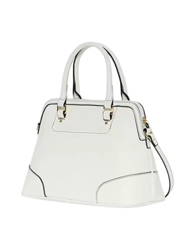Liz Claiborne Nayla Dome Satchel Handbag in White New Womens Tote Bag Purse - Image 2