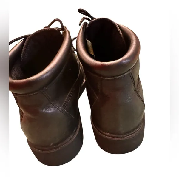 Timberland Nellie Waterproof Black Leather Ankle Boots Women's Size 8 in GUC - Image 6