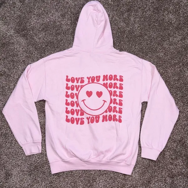 Boutique Women's Pink Mental Health Hoodie M - Image 2