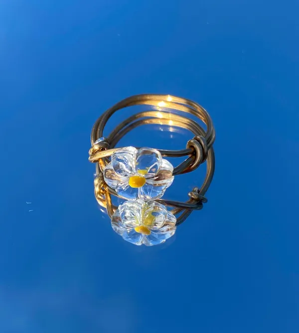 Handmade Flower Ring - Image 3