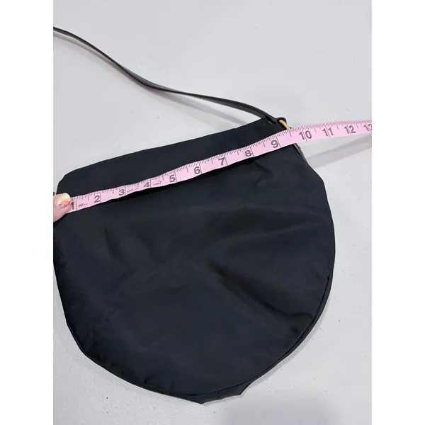 Marc Jacobs Crossbody Bag Black Nylon Leather Trim Gold Hardware OS - Image 13