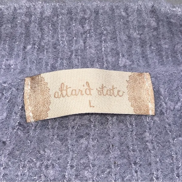 NEW Altar’d State Purple V-Neck Plein Air Sweater - Image 6