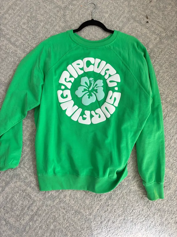 Rip curl green crewneck  - Image 2