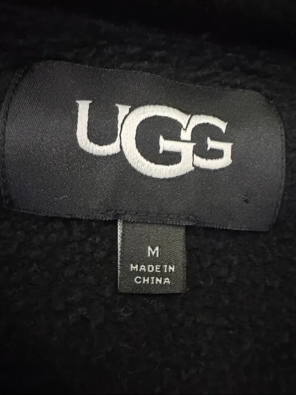 UGG Adryann Hoodie M 24” p2p Black $128 Retail NWOT - Image 3