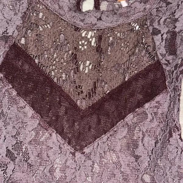Free People Women's Purple Blouse - Image 3