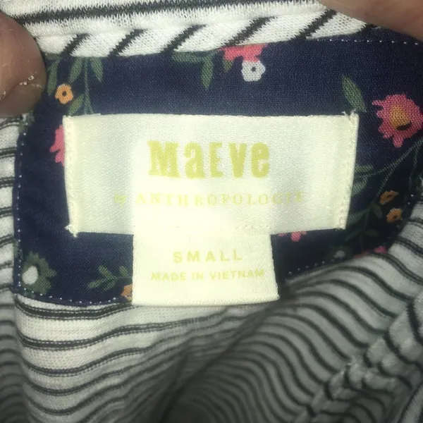 Anthropologie Maeve S Kenley Parisian striped top - Image 4