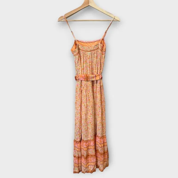 BILLABONG Wish For You Sleeveless Midi Sundress In Pink Dream Size Small - Image 6