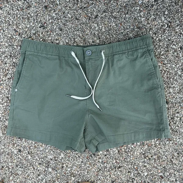 Vuori Women's Green Shorts - Image 2