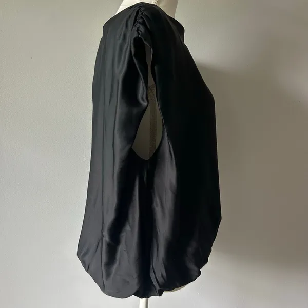 By Anthropologie Black Viscose Professional Blouse Top Career Wear L - Image 6
