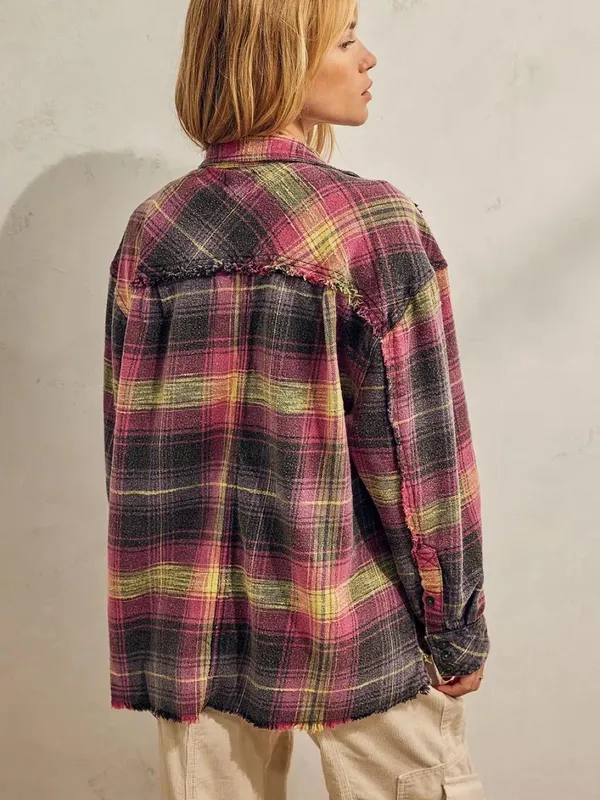 Urban Outfitters BDG Andy Washed Flannel Shirt - Image 4