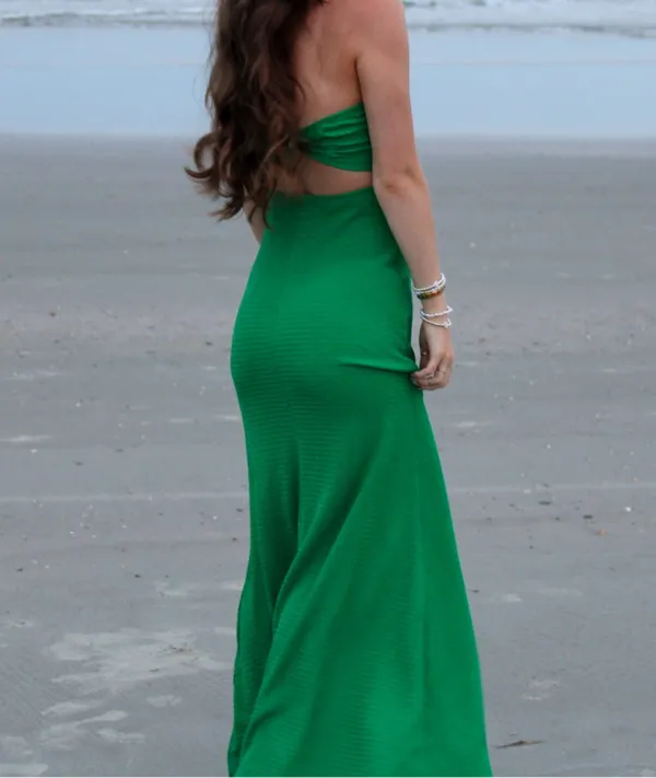 Green Amazon Maxi Dress - Image 4