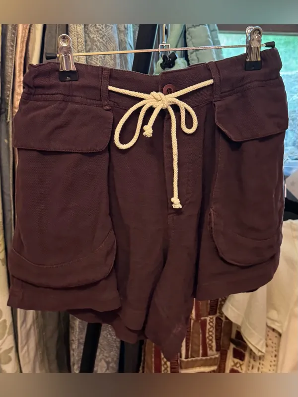 NWT Free People Off-Shore Utility Shorts - chocolate brown - XS - Image 9