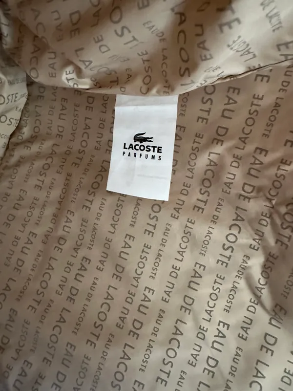Lacoste Parfums Eau De Bag Woven Straw Tote Beach Bag (NEW) - Image 7