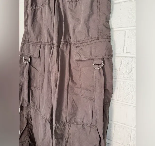 NWT WILD FABLE XXS Women's Mid Rise Wide Leg Relaxed Cargo Pants XXS - Image 3