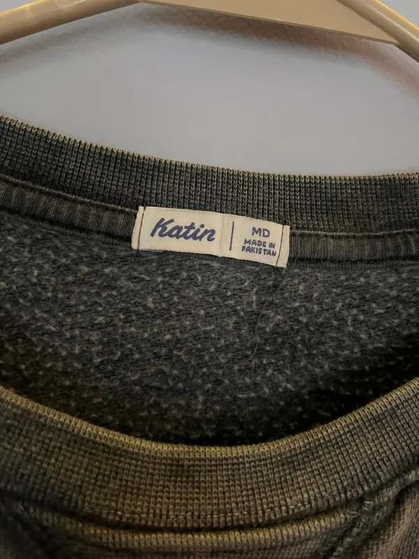 Katin Crewneck Sweatshirt Green Size M - Image 4