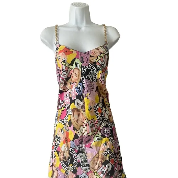Chia Ferragni collage-print slip dress - Image 9