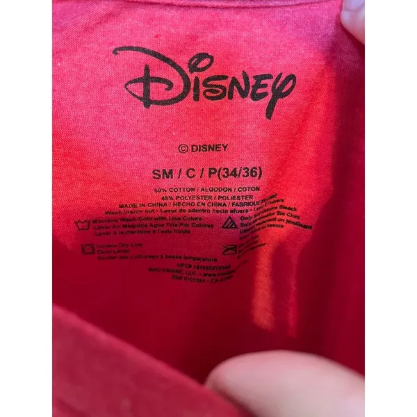 DISNEY‎ CHRISTMAS MICKEY MOUSE ladies small (S) shirt. - Image 7