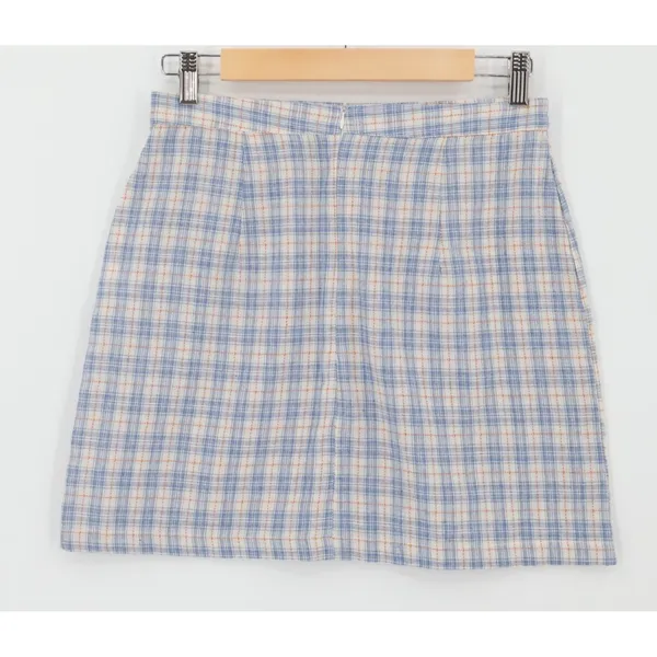 Heartbreak Plaid Mini Skirt Size M Academia Preppy Twee‎ Cool Girl Pastel Twee - Image 2