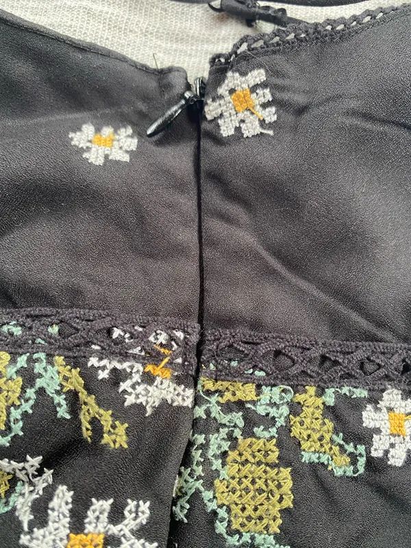 Urban Outfitters Mini Dress Embroidered Floral - Image 6