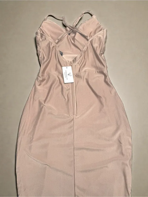 Windsor Cream‎ Spaghetti-Strap Maxi Dress - Image 6