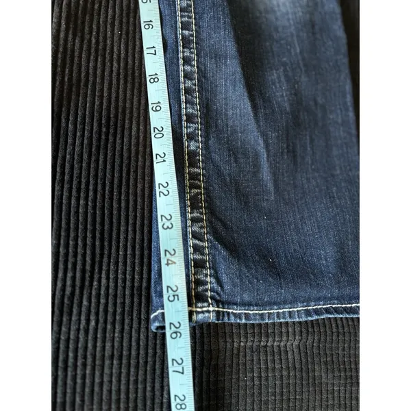 Silver Jeans Suki Capri Low Rise Straight Dark‎ Stitching Size 29 Embroidery - Image 10