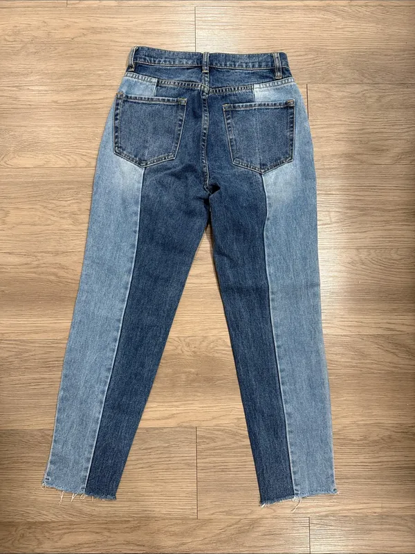 PACSUN Two-Tone Blue High-Rise Women’s Jeans Size 25 - Image 2