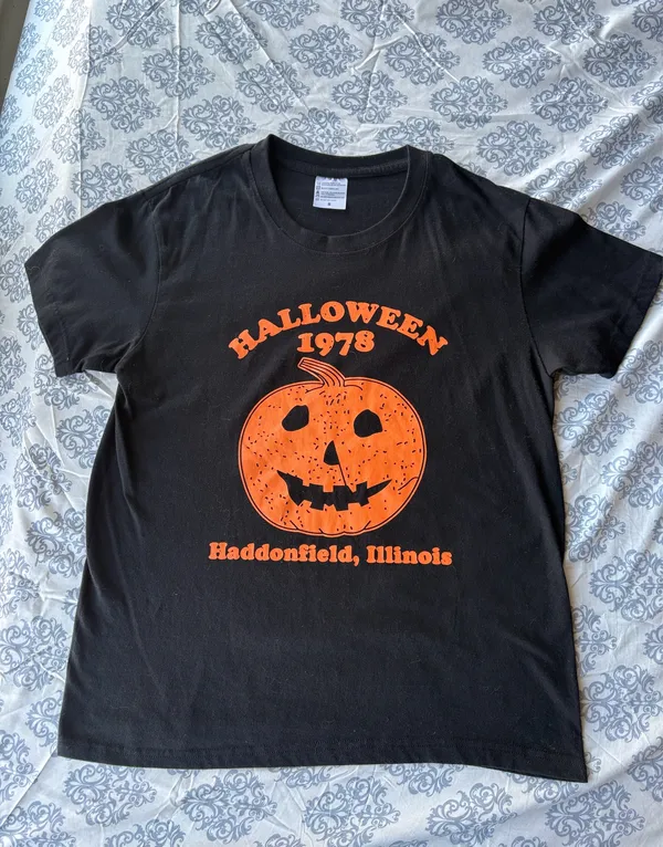 Boutique Halloween 1978 pumpkin Shirt NWOT - Image 4