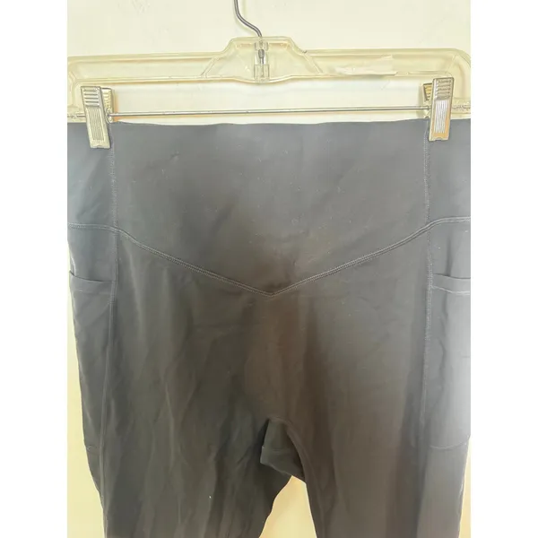 Halara High Waisted Tummy Control Pocket Workout Leggings Black Plus Size XL - Image 7