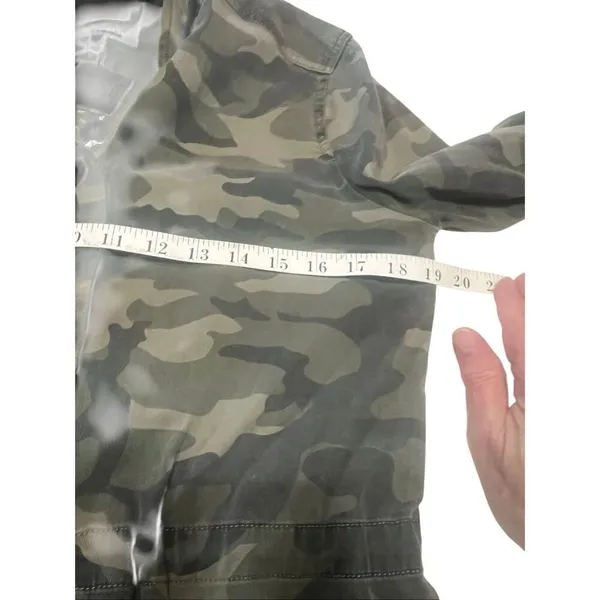 Lucky Brand hooded utility jacket Green Camo Sz S NWT - Image 5