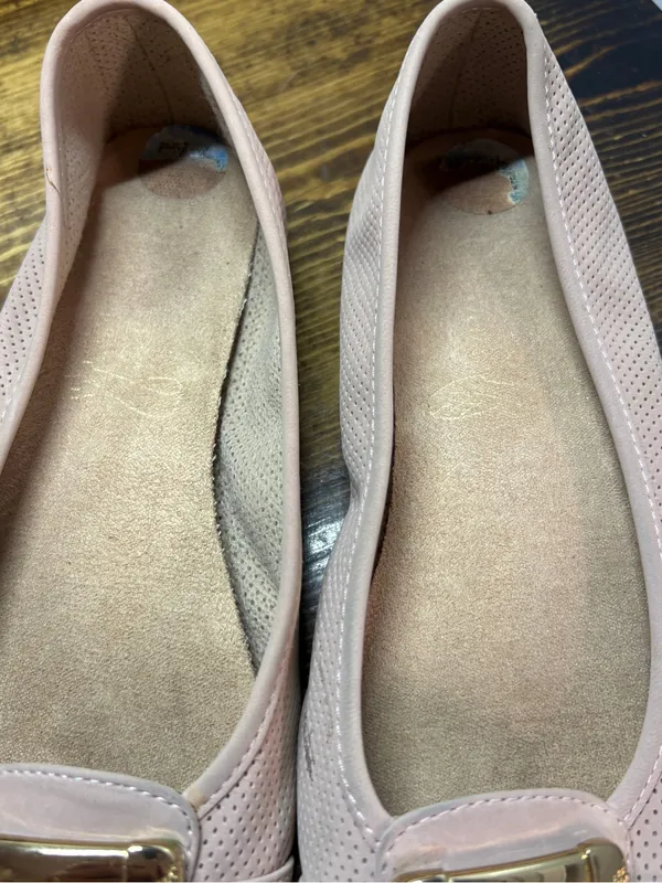 Aerosoles Tan Buckle Flats Size 7.5 - Image 6