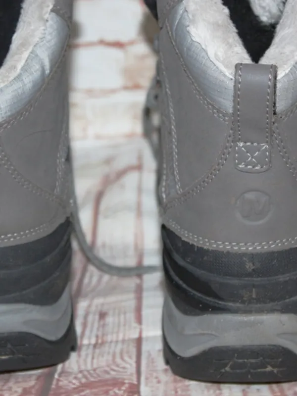Merrell Opti-Warm Insulation Waterproof Boots Gray Women's Size 6.5 - Image 7