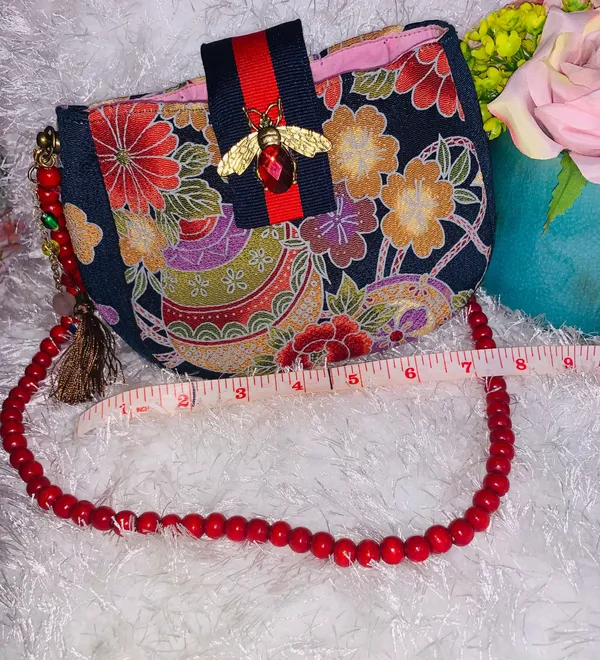 Handmade Bee Bag Pouch/ Crossbody - Image 8