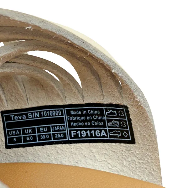 Teva Arrabelle Leather Cork Wedge Strappy Sandal - Image 6