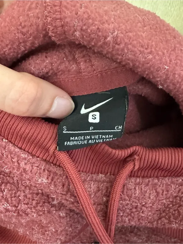 Nike Maroon Pullover Sweater Hoodie - Image 6