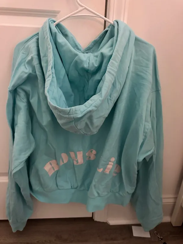Light blue boys lie hoodie - Image 2