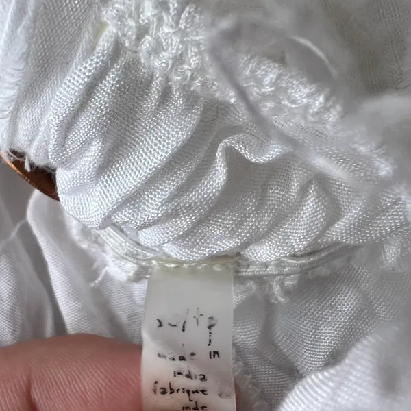 Free People One Bella Note Eyelet Mini Dress - Image 11