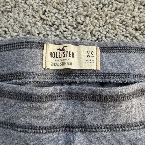 Hollister Gray Cotton Leggings Size Extra Small - Image 5