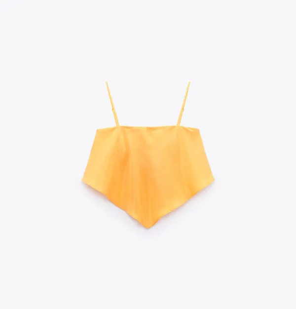 ZARA NWT Satin Effect Crop Top - Image 4