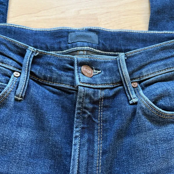 MOTHER‎ The Mid Rise Dazzler Ankle In Pardon My French Size 26 - Image 2