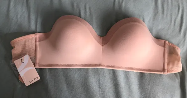 Lively Wireless Strapless Bra Tan Size 36 C - Image 5