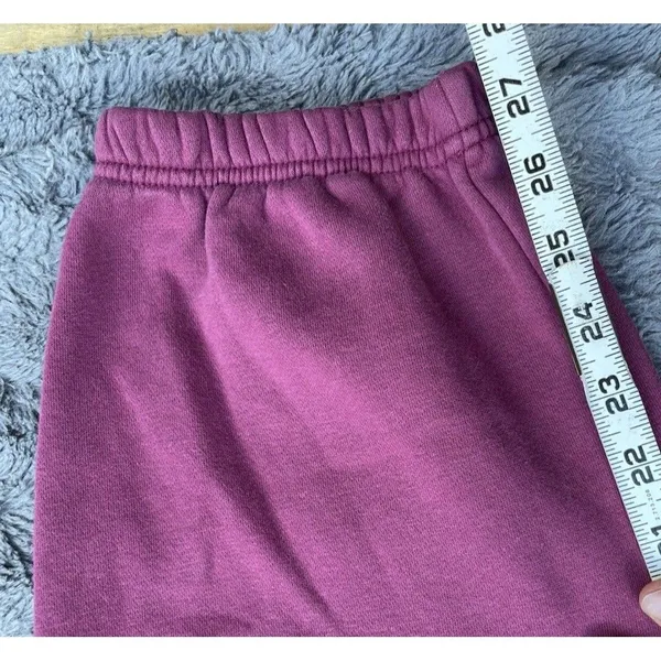 Nike Phoenix Fleece Oversized Baggy Sweatpants Joggers Size L Maroon Purple - Image 11
