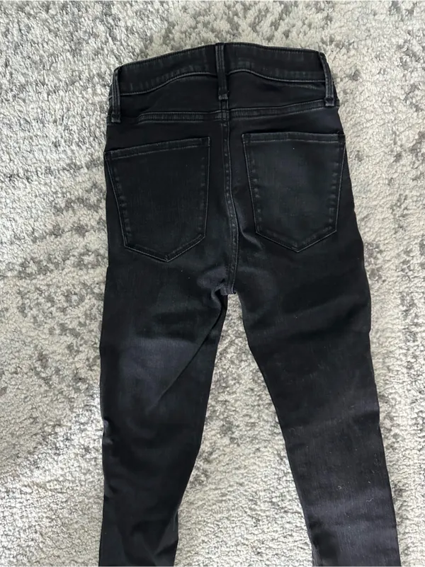 Abercrombie Women’s Black Distressed High-Rise Skinny Jeans-Stretch - Image 5