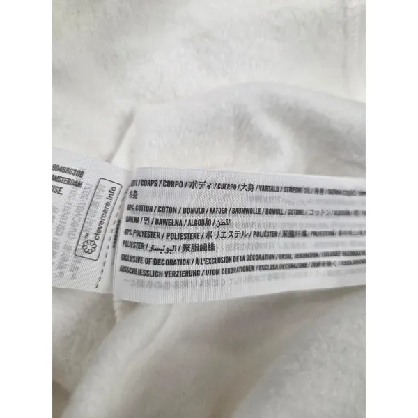 Hollister x Blue 84 Off Shoulder NWT University of Miami Sweatshirt Off-White M - Image 5